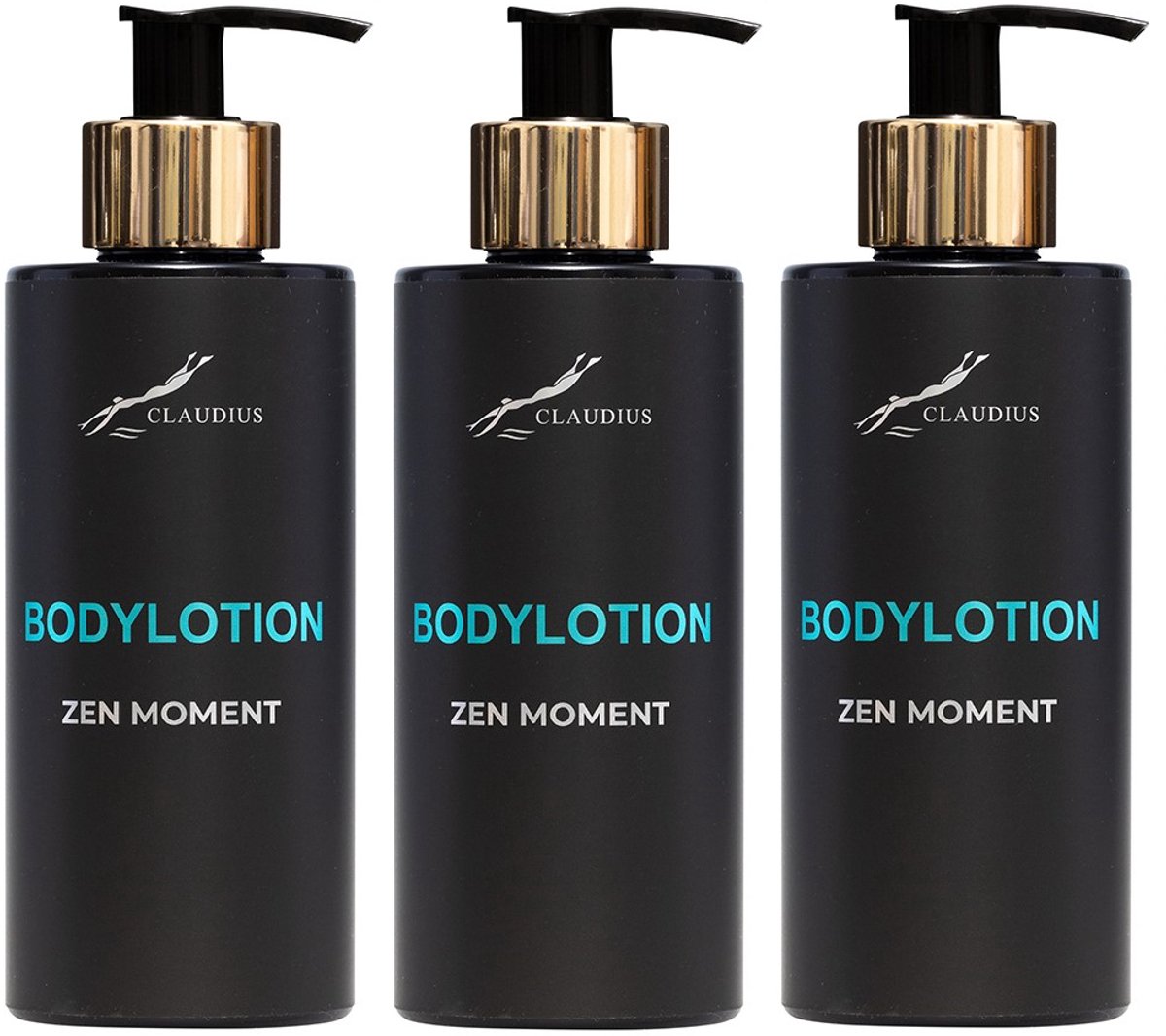 Bodylotion Zen Moment 300 ml - gouden pomp - 3 stuks