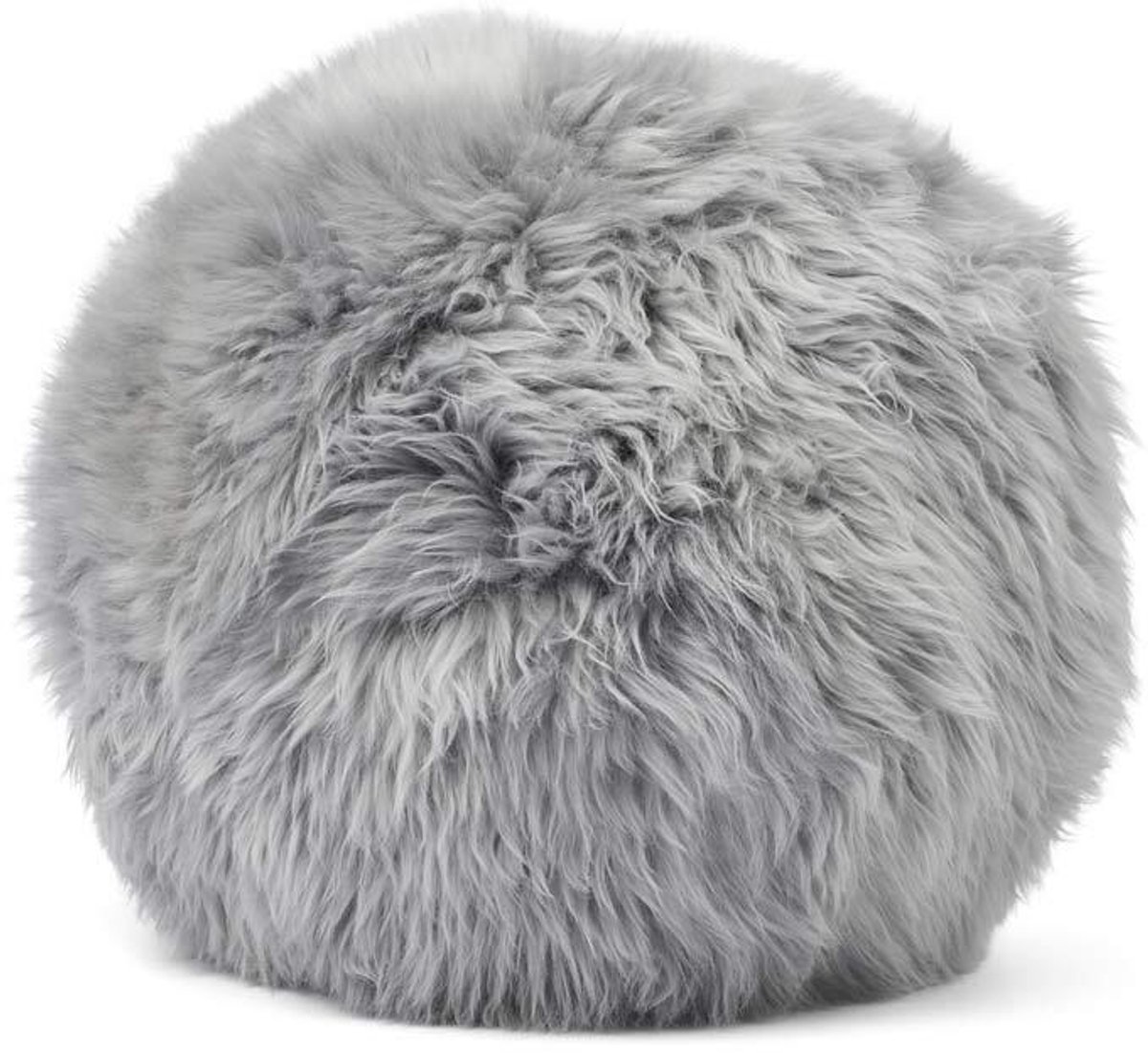 Sheepskin House - Angeliet Kussen - Rond - Langharige Schapenvacht - D30cm