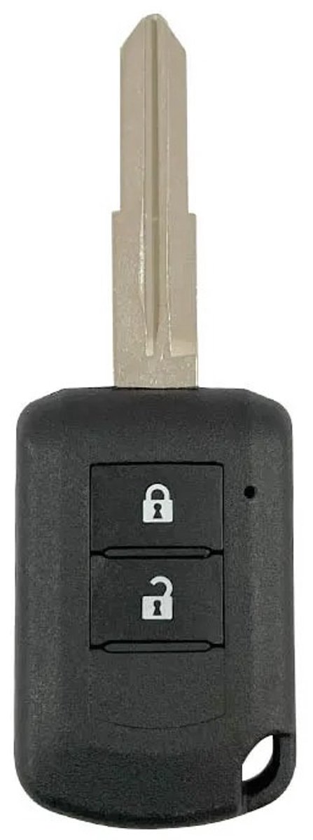 XEOD 3 knops sleutel - Complete sleutel - Met electronica - Geschikt voor Mitsubishi - ID46 - 433MHZ - 1 stuks - Copy