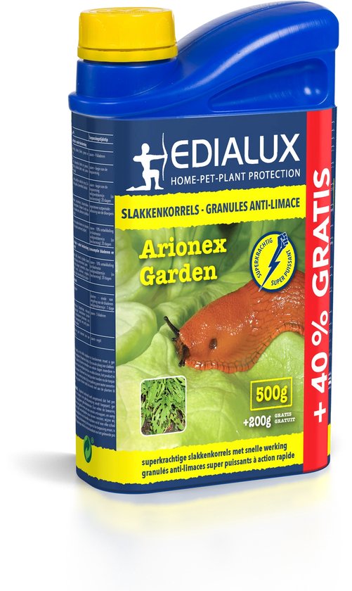 Pellets d'escargot Arionex Garden 700 grammes (500gr + 200gr gratuit)