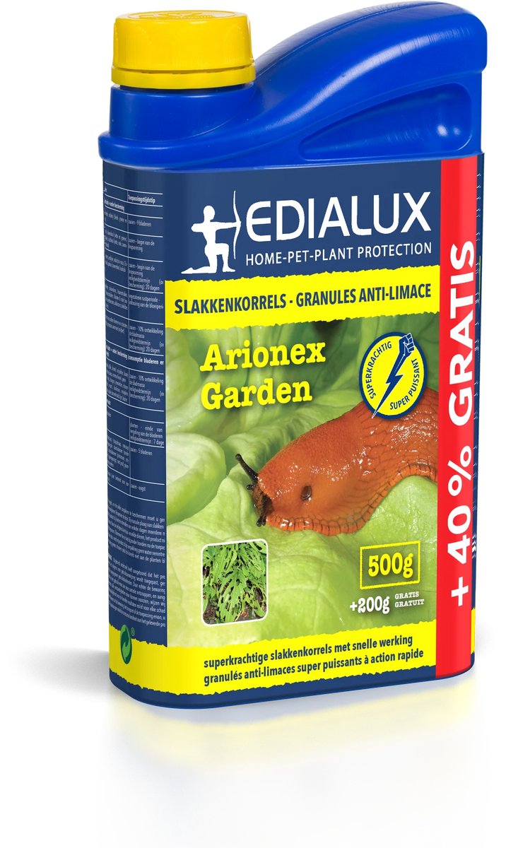 Edialux Arionex Garden anti-slakkenkorrels - 500 + 200 g gratis