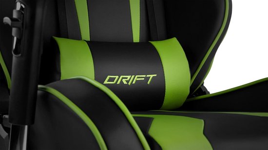 Professionele Gaming Stoel Groen/Zwart - Verstelbaar, Kantelbaar en Ergonomisch van Merkloos — afbeelding 4