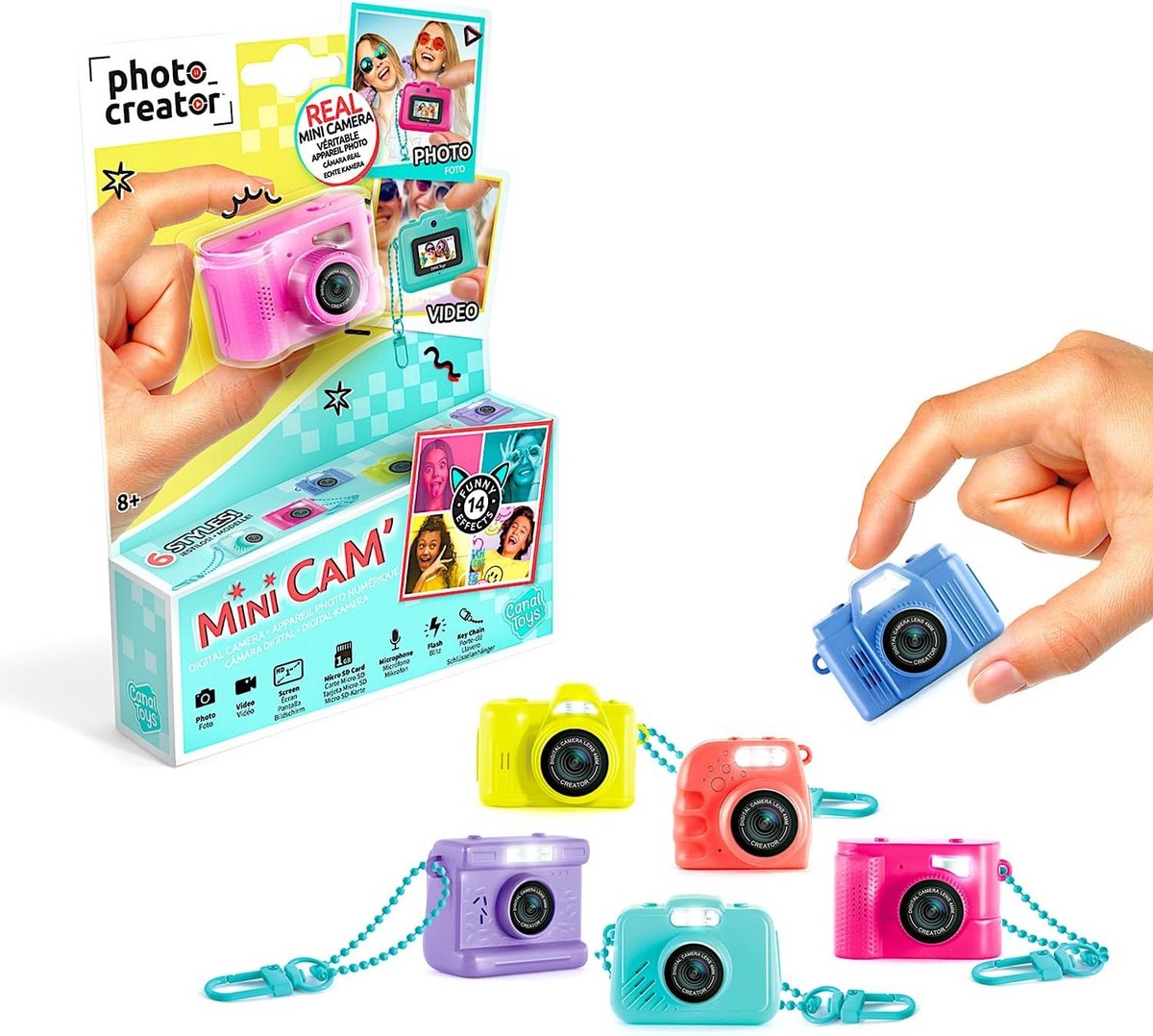 Mini Digitale Camera voor Kinderen - Inclusief 1GB Geheugenkaart en Oplaadbaar
