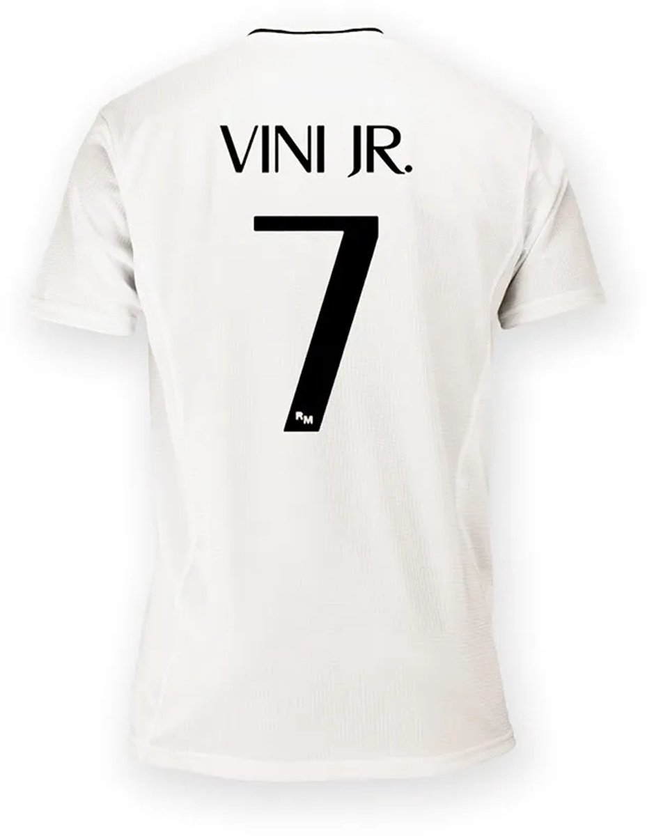 Real Madrid 24/25 Vinicius Thuis T-shirt Met Korte Mouwen Wit L Man,Vrouw