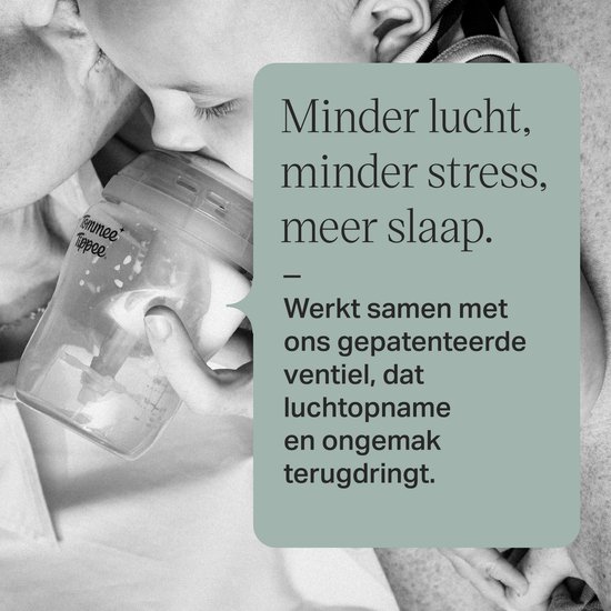 Tommee Tippee Advanced Anti-Koliek Flesspenen - Extra langzaam toevoersnelheid 0m+ - set van 2 van Merkloos — afbeelding 4