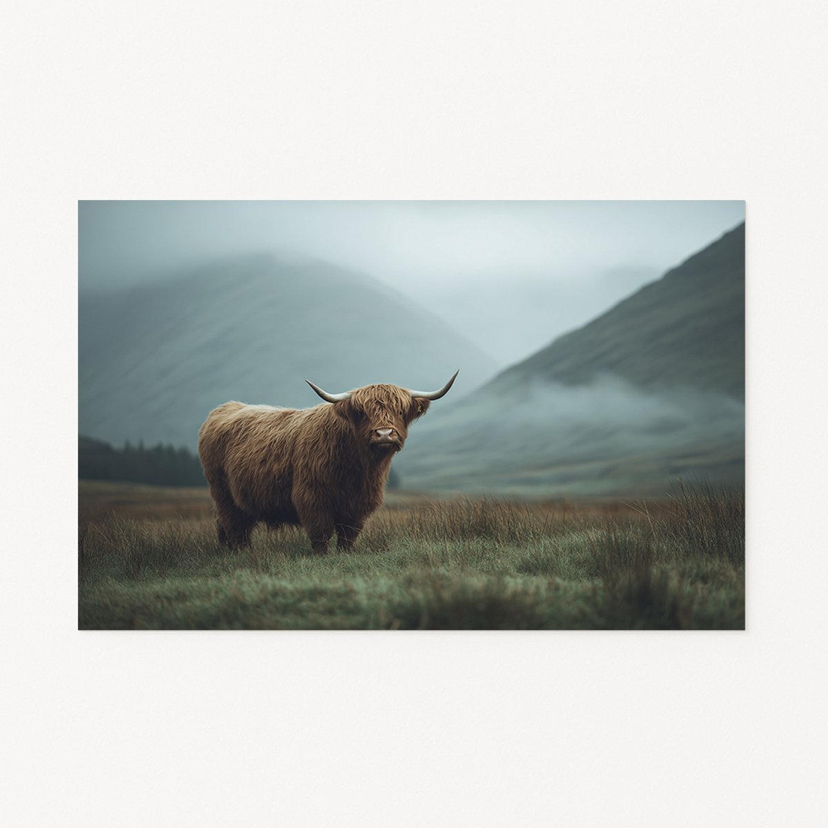 Hooglander muurdecoratie - Muurdecoratie modern - Wandposters - 60x40 cm