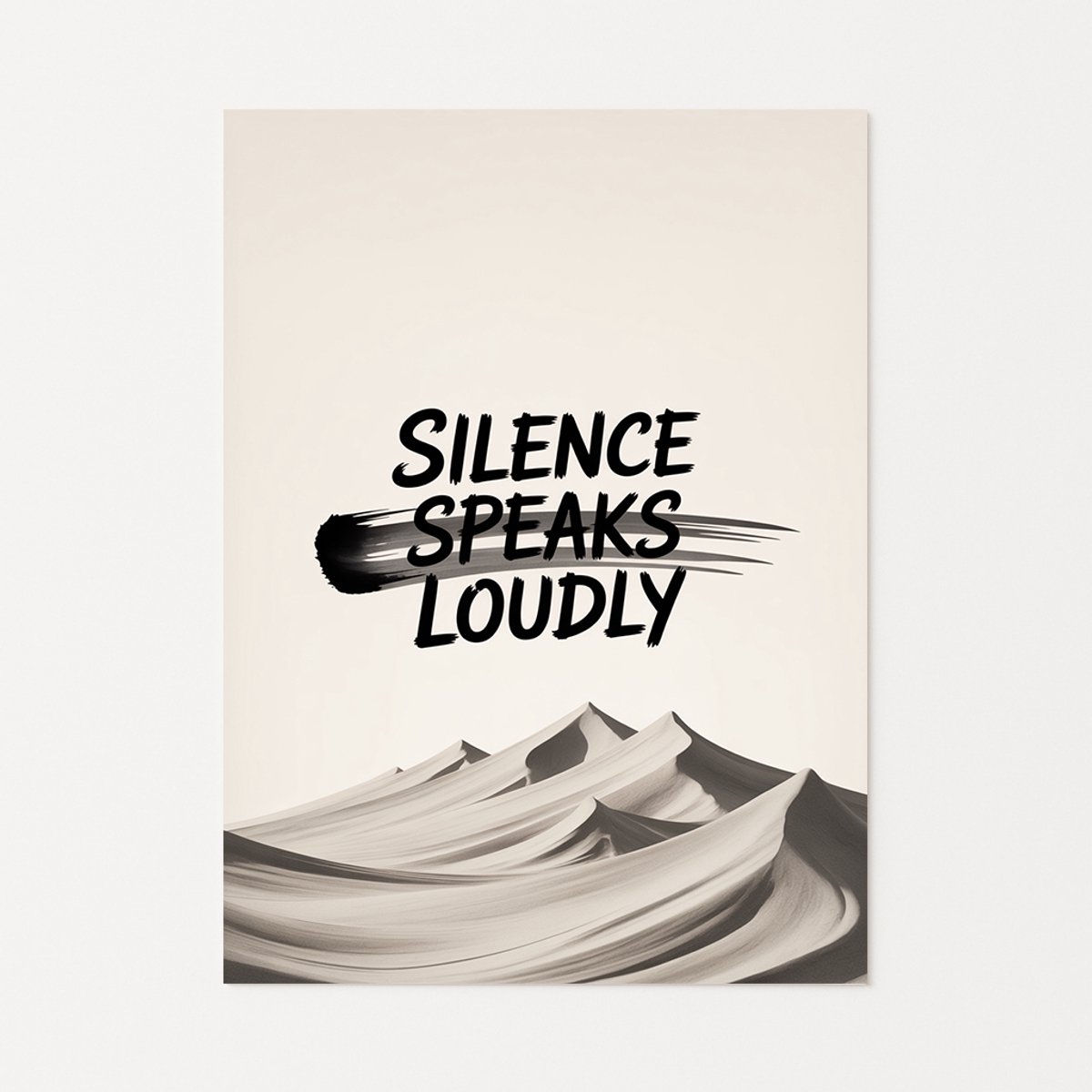 Quote wanddecoratie - Muurdecoratie modern - Poster woonkamer - 40x60 cm