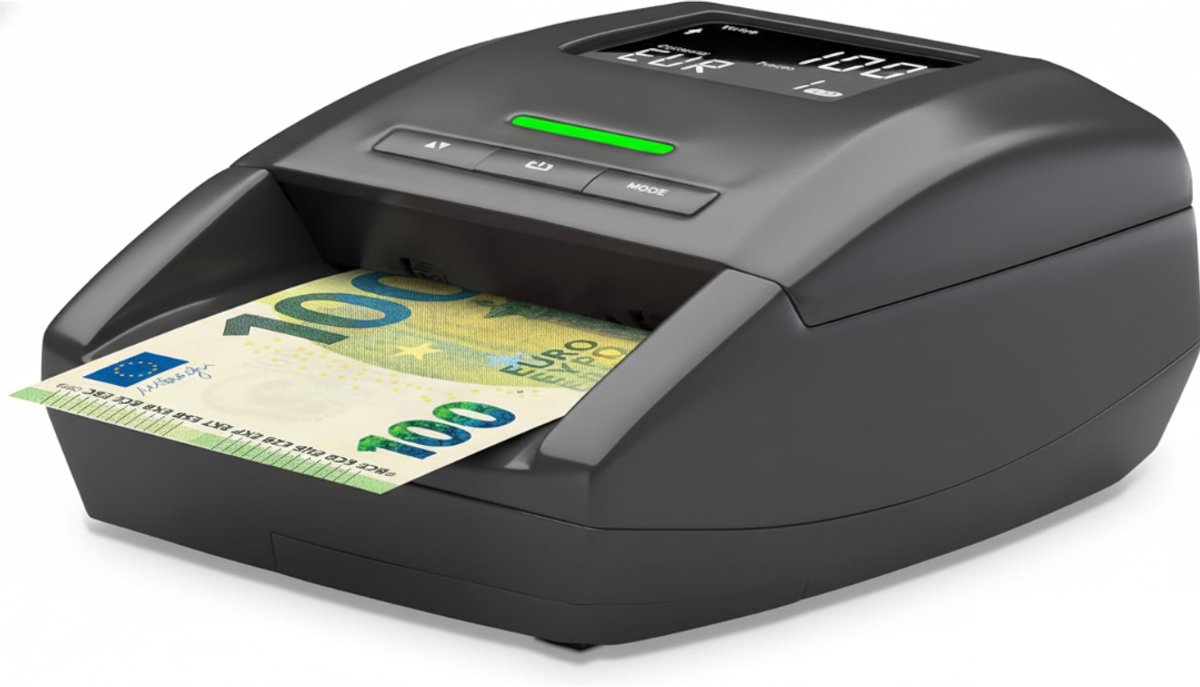 Octav8® Geldtelmachine - Biljettelmachine - Valsgelddetectie - Voor euro, gbp, chf, pln, czk and sek