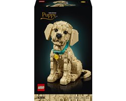 LEGO® Icons Golden Retriever Puppy - Decoratieve Dierenfiguur - Bouwset voor Volwassenen - 11384 Image
