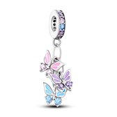 Bedel vlinder - glitter - glinster