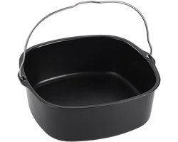 Heteluchtfriteuse vorm, hittebestendige airfryer-accessoires, eenvoudige reiniging, ijzeren friteuse, bakvorm, herbruikbare taartvorm, broodbakmand, airfryer-accessoires Gescht voor HD9925, HD9860, HD9905 01