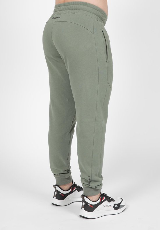 Gorilla Wear Leon Joggingbroek - Trainingsbroek - Groen - 4XL van Gorilla Wear — afbeelding 4