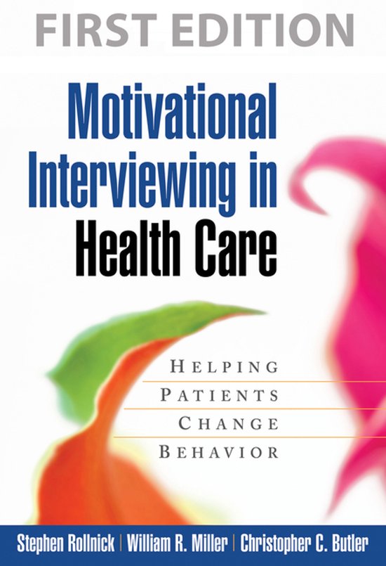 Boek 'Motivational Interviewing in Health Care', 'Helping Patients Change Behavior', Eerste Editie.