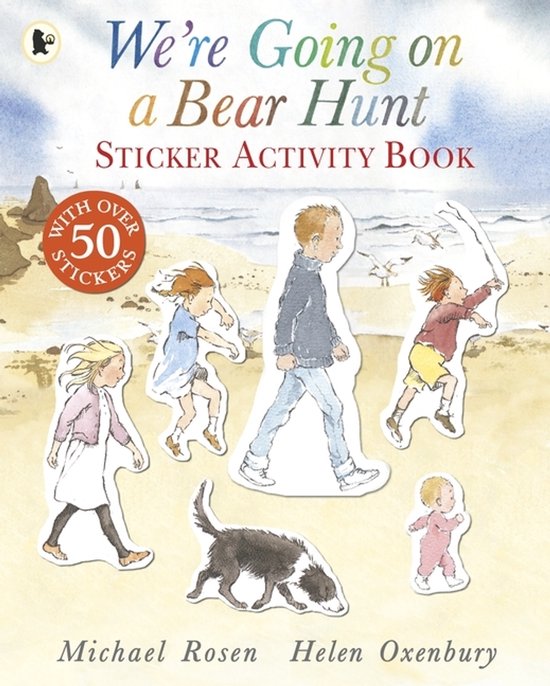 We're Going On A Bear Hunt Sticker Bk - cover