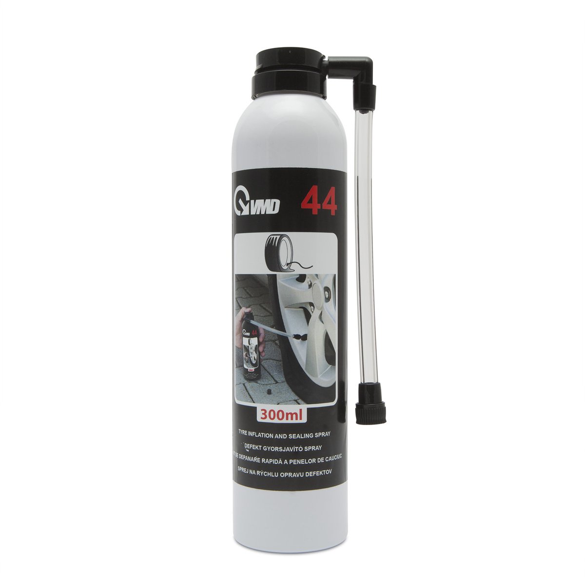 Noodreparatie Banden Spray 300ml - Directe Lekdichting & Opblazing voor Auto- en Motorbanden - Snel, Schoon & Veilig - VMD44 [17244]