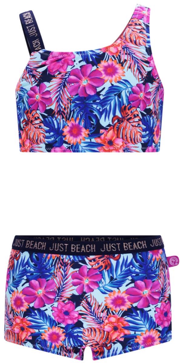 Just Beach J601-5014 Meisjes Bikini Jungle flower Maat 122-128