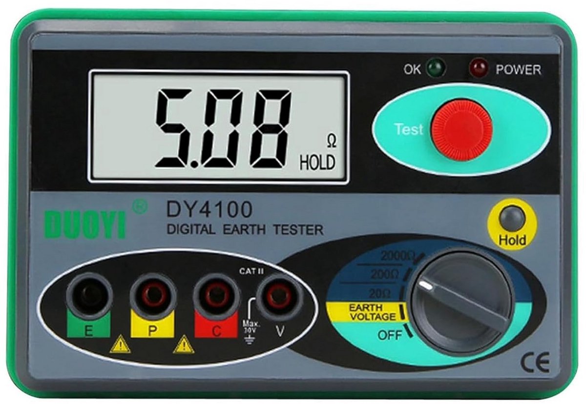 Professionele Aardpen Weerstand Tester voor Metingen