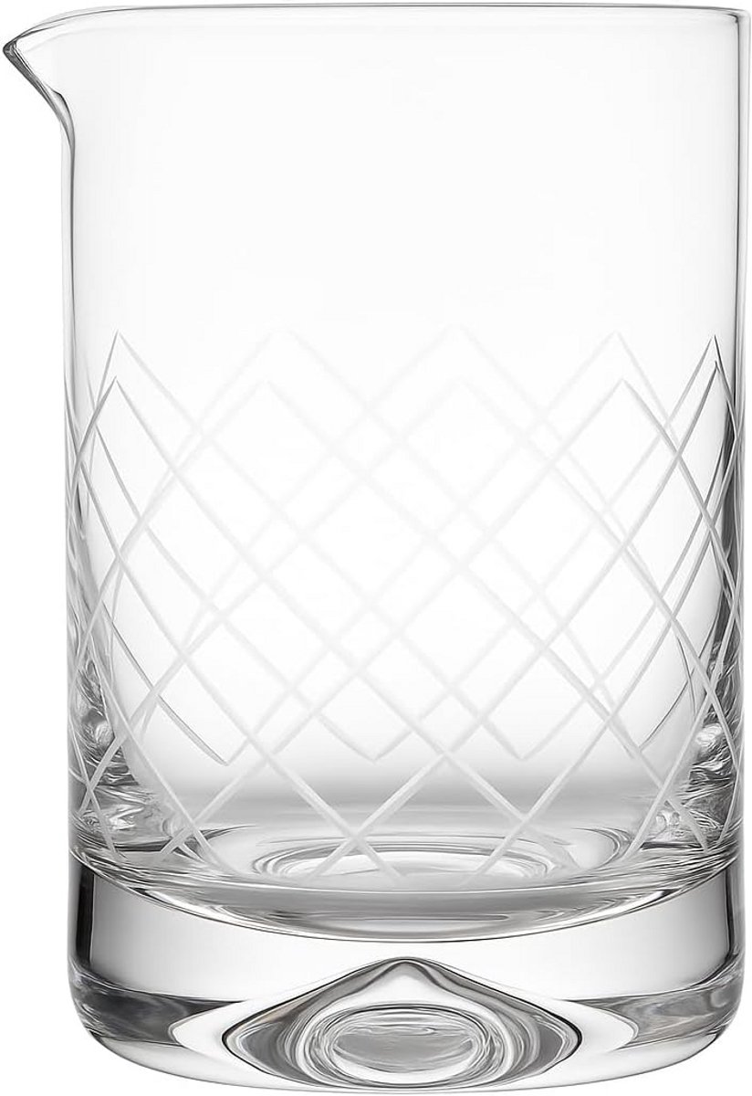 Kristallen Cocktail Mengglas Ruitpatroon 600ml - Professioneel Baraccessoire