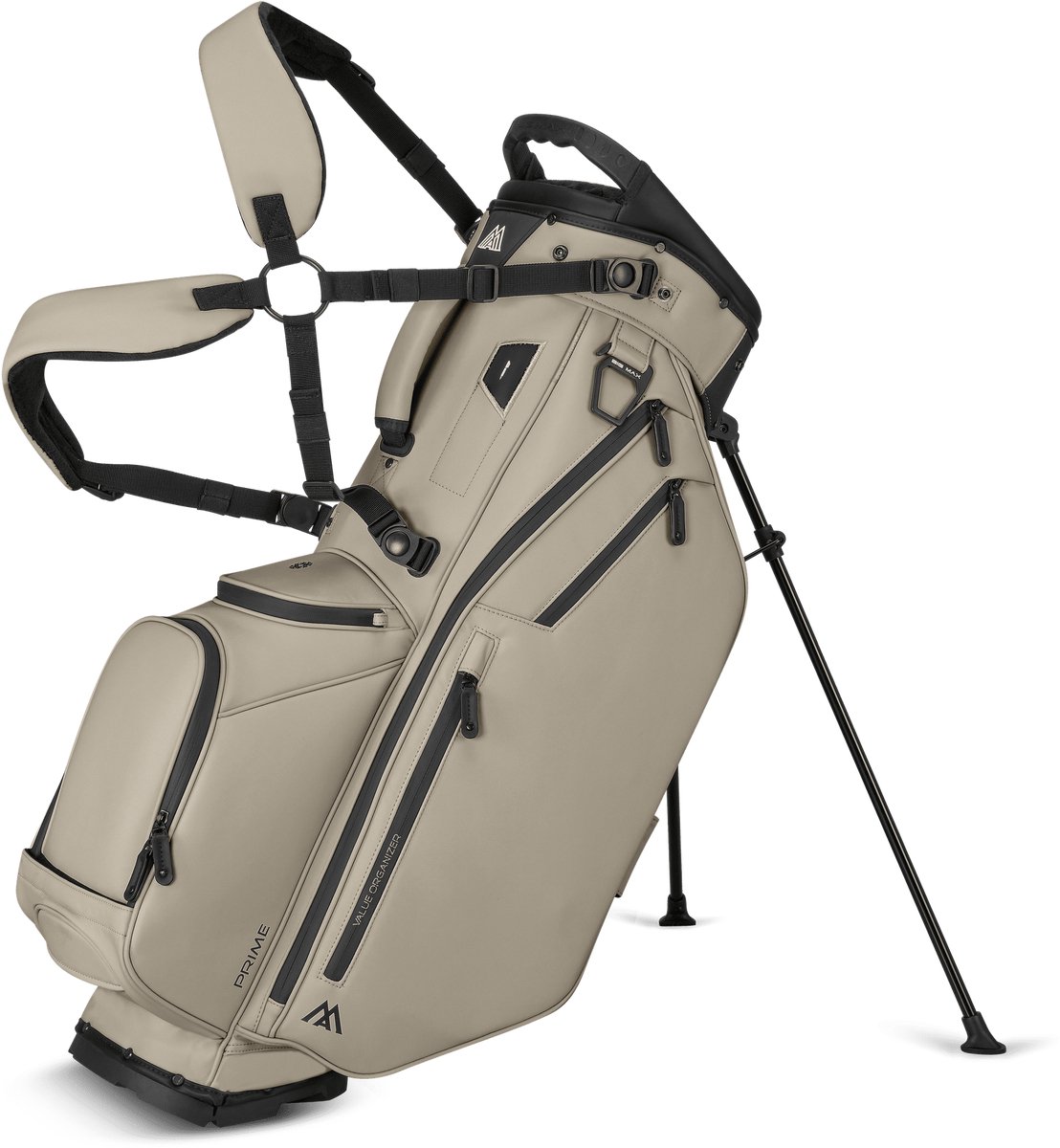 Big Max Dri Lite Hybrid Prime Waterwerende Golftas - Standbag - Taupe