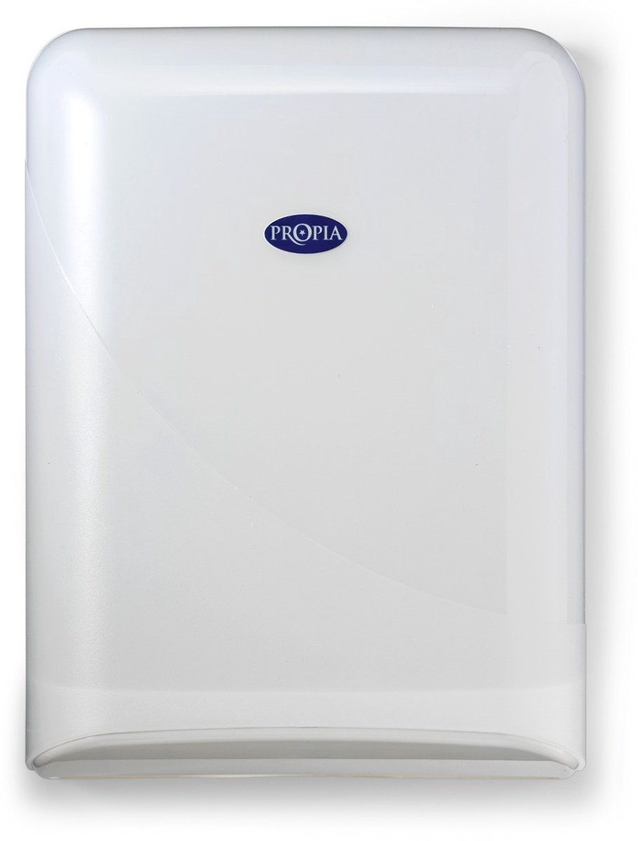 Propia dispenser papieren handdoeken C en Z vouw - kleur wit