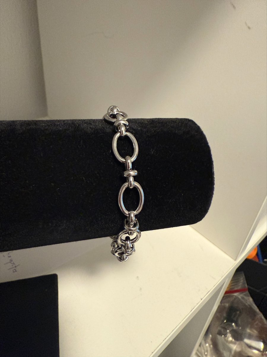 Stainless steel schakel armband || Make up | Parfum | Moederdag | Verjaardagscadeau| Cadeautje| Valentijnsdag| Kado | sieraden | vaderdag | oorbellen | oorsieraden