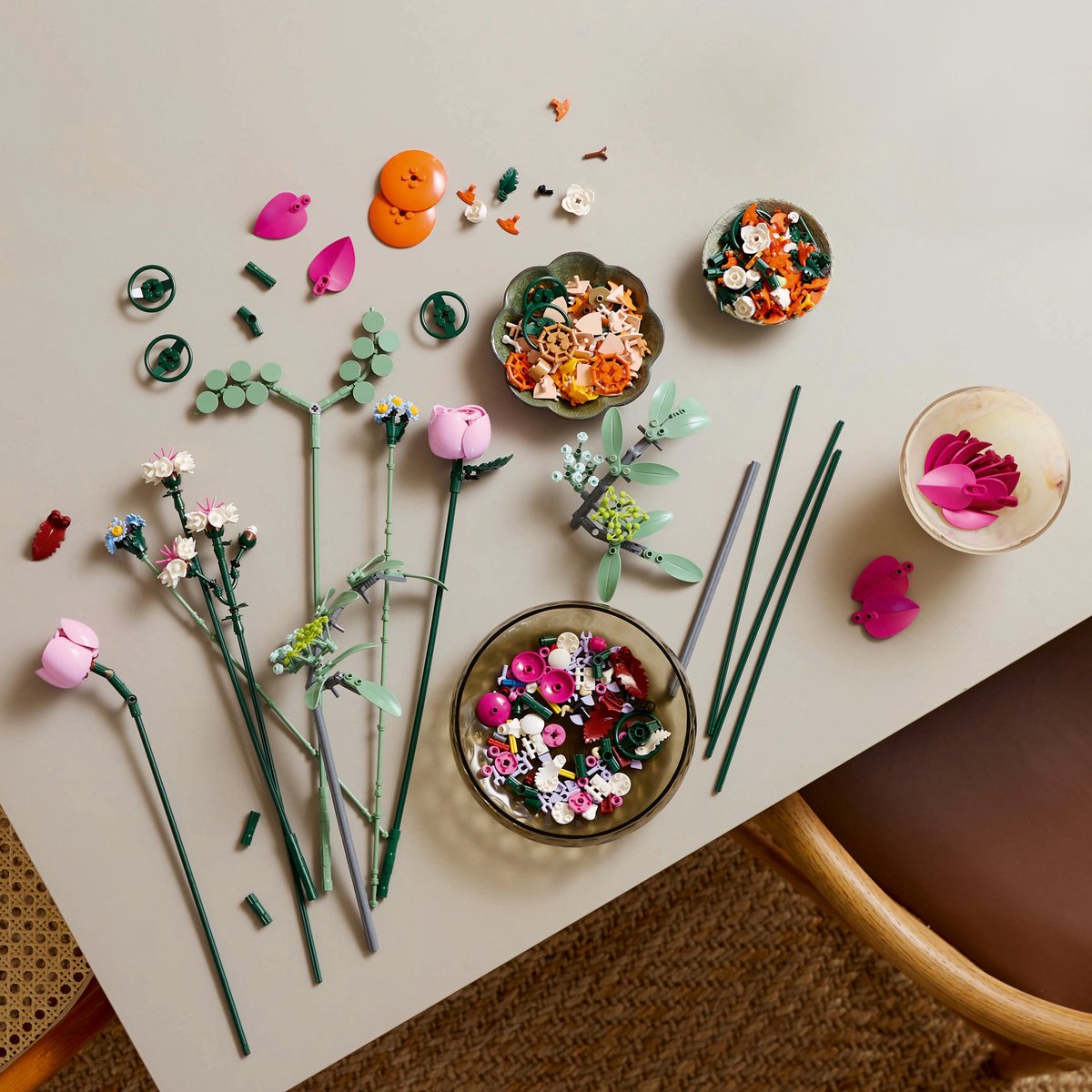 LEGO Botanicals Roze boeket - Bloemen Decoratie - 10342 — afbeelding 17