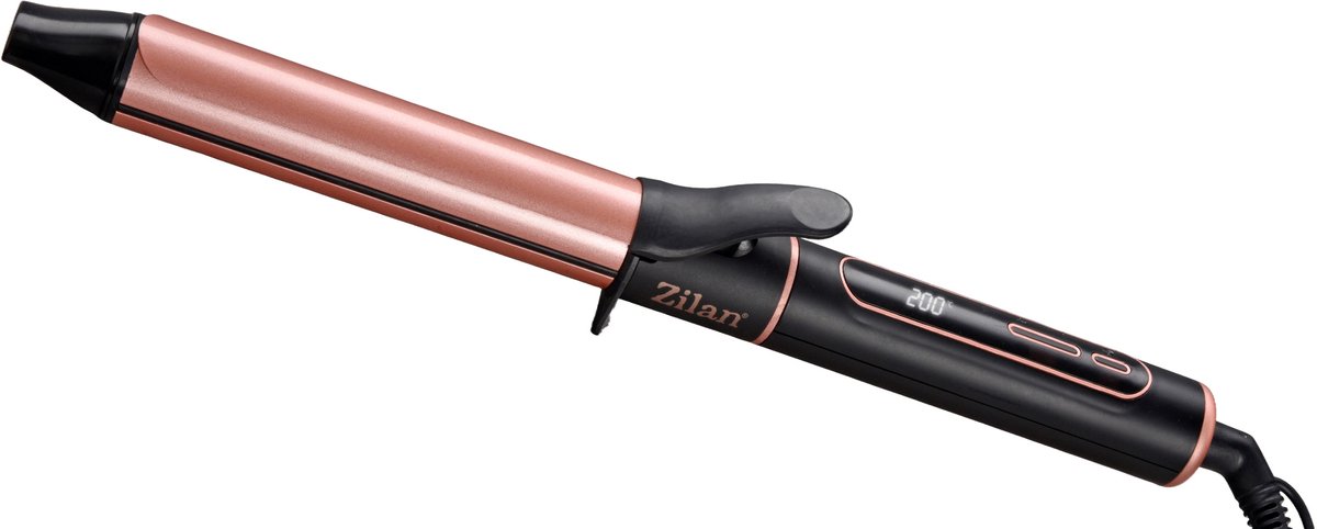 Zilan Krultang 28mm met LED Display en Keramische Krulstaaf - Zilan - €27,95