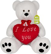Lifestyle & More Reuzenpanda Beer Knuffelbeer XXL 100 Cm Groot Pluche Beer Knuffel Panda Fluweelzacht Om Van Te Houden