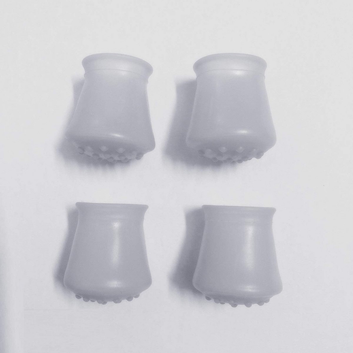Anti-Slip Siliconen Beschermers voor Kinderstoel Poten - Krassvrij en Geluidsdempend - Geschikt voor IKEA Antilop - 4 Stuks (Grijs)