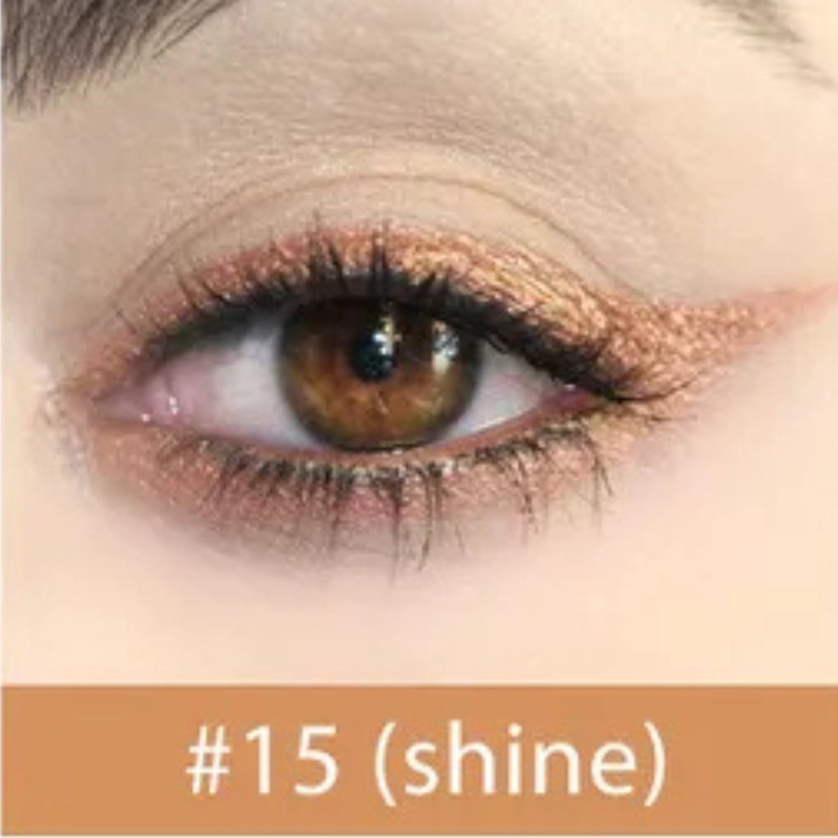 Waterproof Shiny Gel Eyeliner - 15 Copper - 0.2g