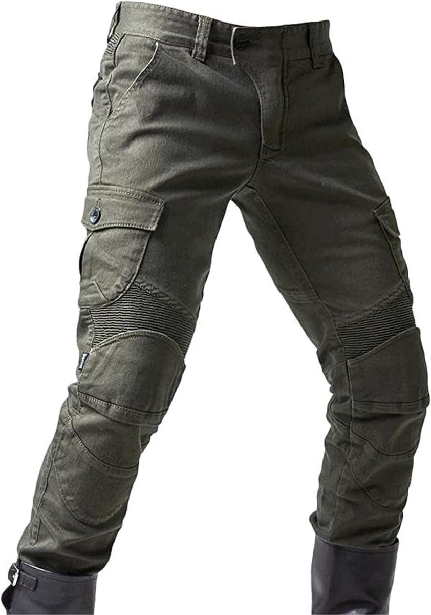 Kevlar Motorbroek Heren - Slijtvaste Motorjeans met Knie- en Heupbescherming – foto 5