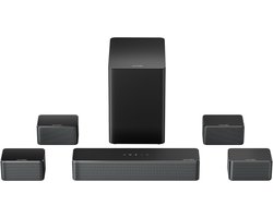 ULTIMEA Poseidon D70 7.1 Soundbar met 6,5″ draadloze subwoofer en 4 surroundspeakers – Zwart