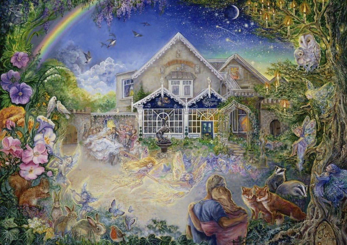 Luxe Puzzel 2000 Stukjes - Betoverend Landhuis - Gedetailleerd Kunstwerk