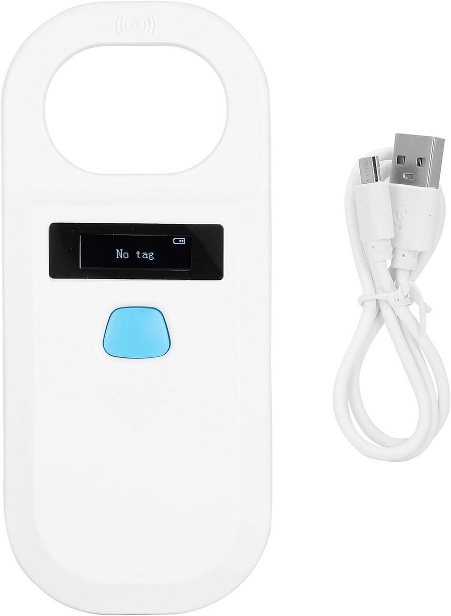 Dieren Microchip Scanner voor Honden, Katten en Vee - ISO RFID Lezer USB Oplaadbaar