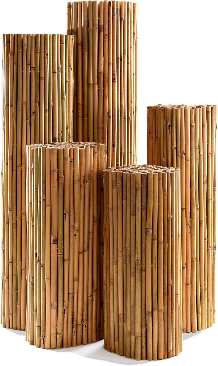 Bamboe Rolhek 180x300 cm - Natuurlijk Schuttingpaneel voor Tuin en Balkon - Privacy & Windscherm