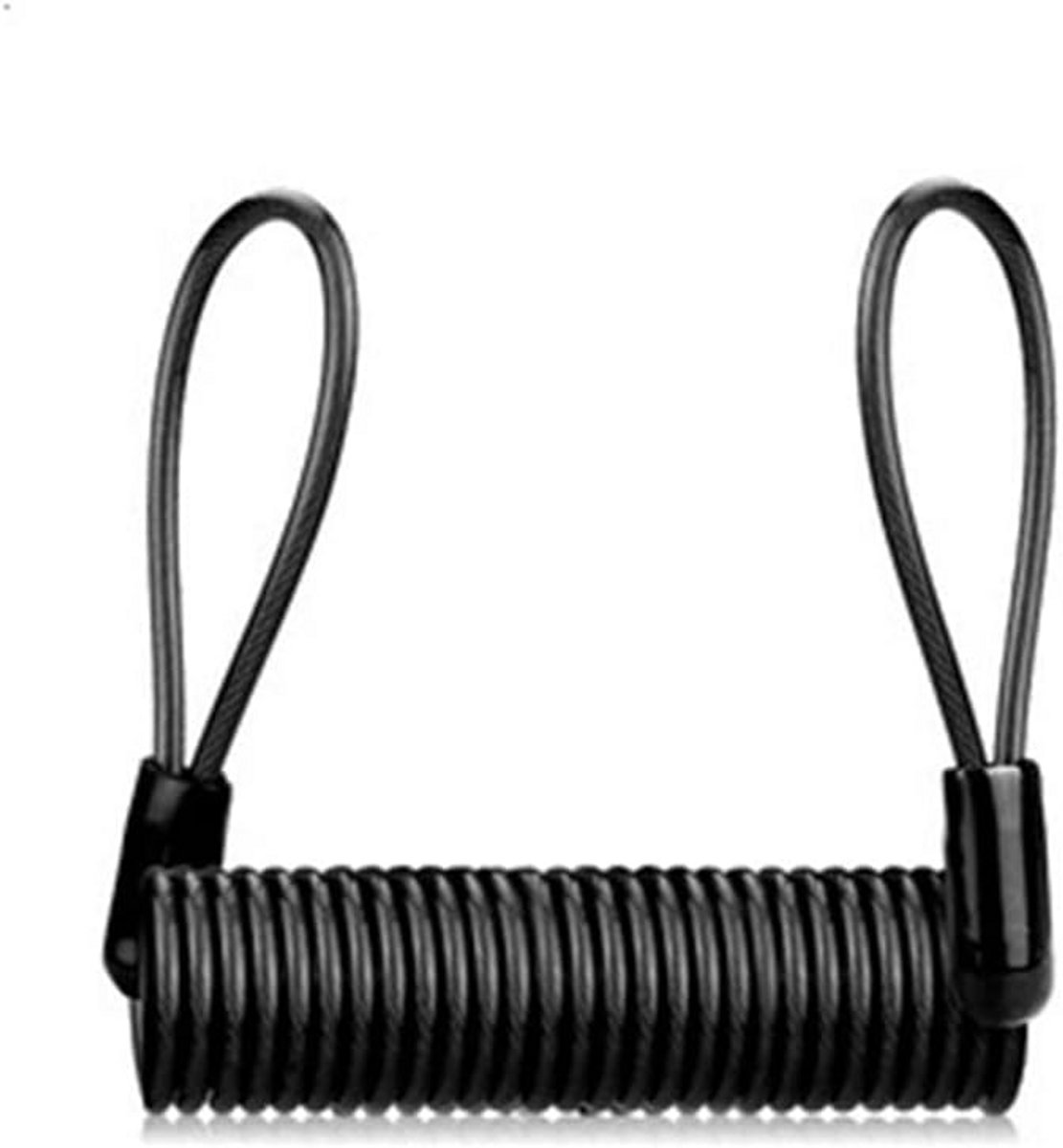 Fiets- en Motorslot Kabel - 130 cm Veerterughaal Beveiliging tegen Diefstal