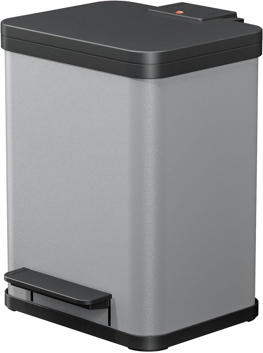 Ronde Keukenpedaalemmer 17 Liter met Soft Close Deksel en Grote Openingshoek