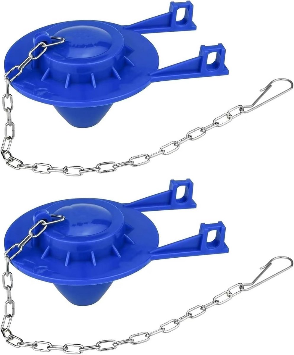 Universele Toilet Flapper Vervangingsonderdelen (2 Stuks) - 2 Inch Afvoerklep voor Waterbesparing