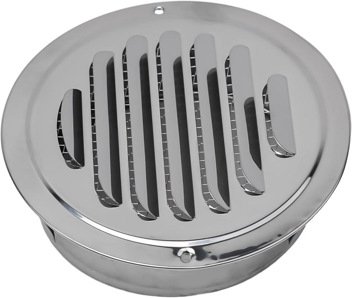 Ronde Roestvrijstalen Ventilatiekap voor Buitenlucht Toevoer en Afvoer