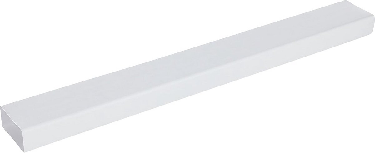 Rechthoekige Ventilatieslang PVC 120x60mm Wit voor Afzuiging en Ventilatiesystemen