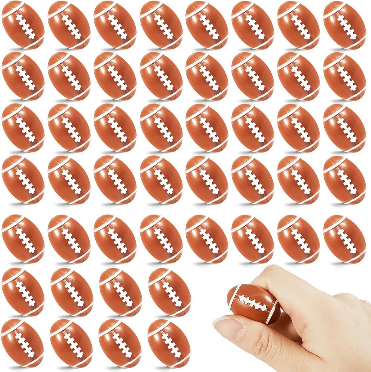 50 Stuks Mini Hars Voetballen voor Feestdecoratie en Cadeaus