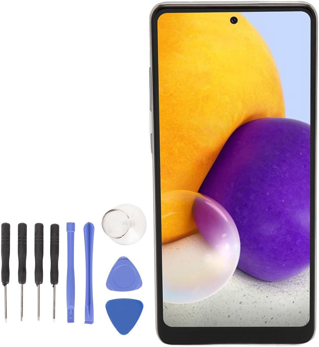 Schermvervanging 6.7 inch OLED Touch Digitizer Vingerafdruksensor Reparatie Kit (Wit)