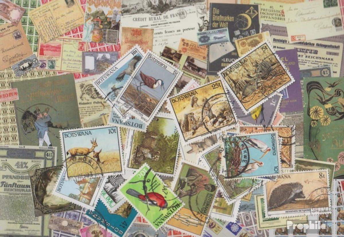 25 Verschillende Postzegels Botswana - Verzamelobjecten