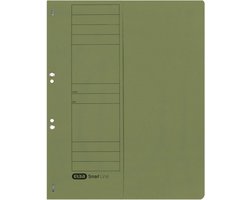 Oogmappen Smart Line, halve omslag, 50 stuks met administratieboekje 250 g/m 2 karton groen