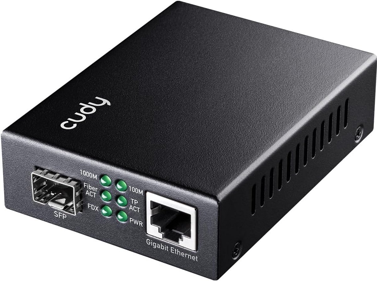 Gigabit Ethernet Media Converter RJ45 naar SFP Slot voor Glasvezel Verbindingen