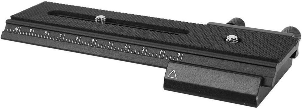 Snelwisselplaat aluminiumlegering, glijrail lange brandpuntsafstand, schroef DSLR-camera's.