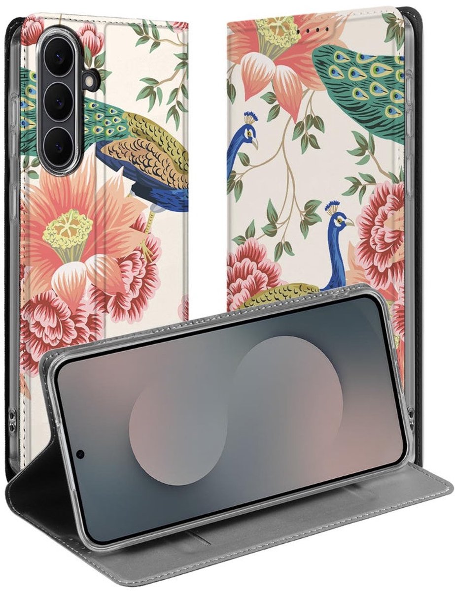Bookcase Samsung Galaxy S25 FE Pink Peacock