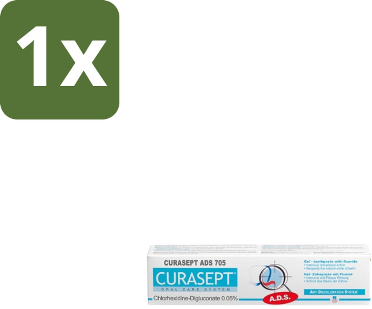 Curasept – Tandpasta – ADS 705 CHX 0,05% – 75 ml - 1 stuk