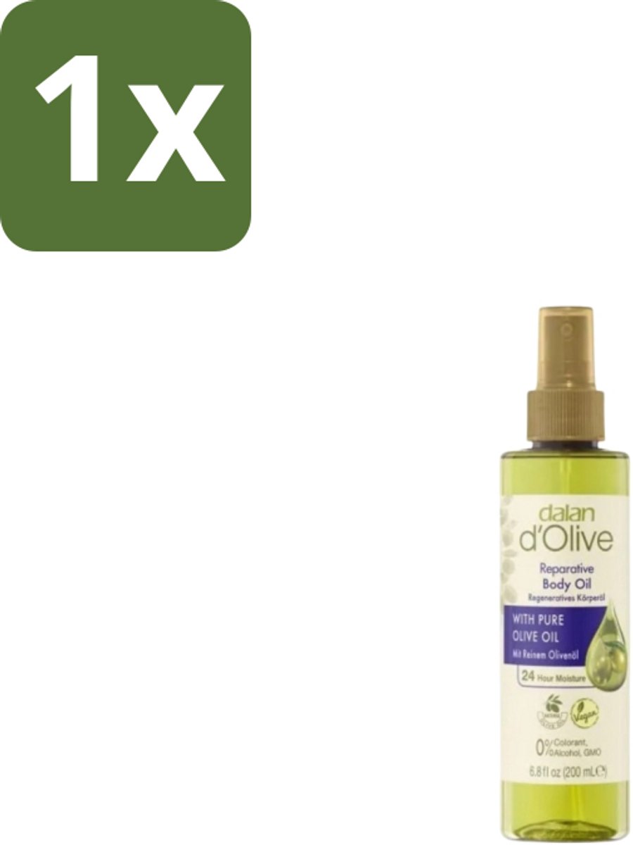 Dalan d’Olive – Body Oil – Reparative – 200 ml - 1 stuk