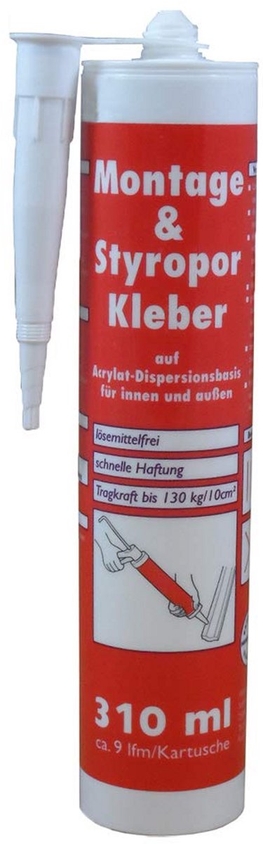 Sterke Montagelijm en Piepschuimlijm Acrylpatroon Oplosmiddelvrij